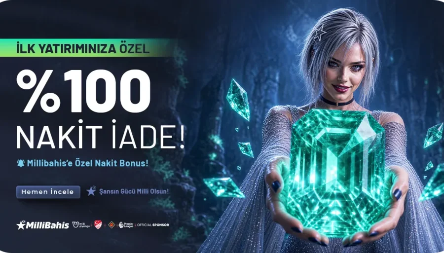 %100 Nakit İade Bonusu!