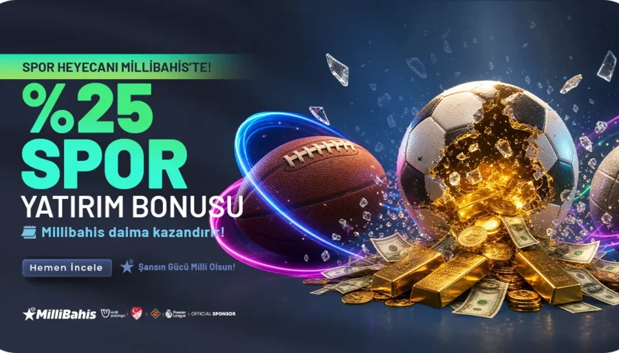 %25 Spor Yatırım Bonusu!
