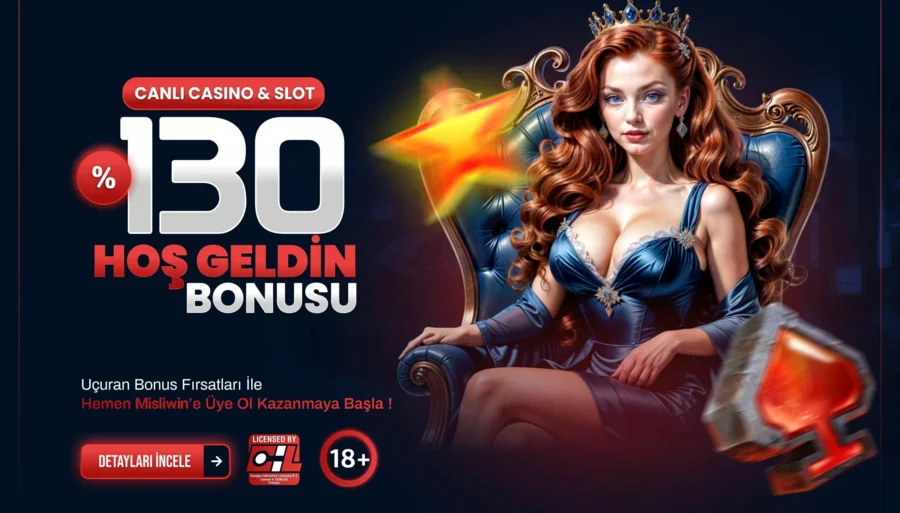 Misliwin %130 Slot & Canlı Casino Hoşgeldin Bonusu