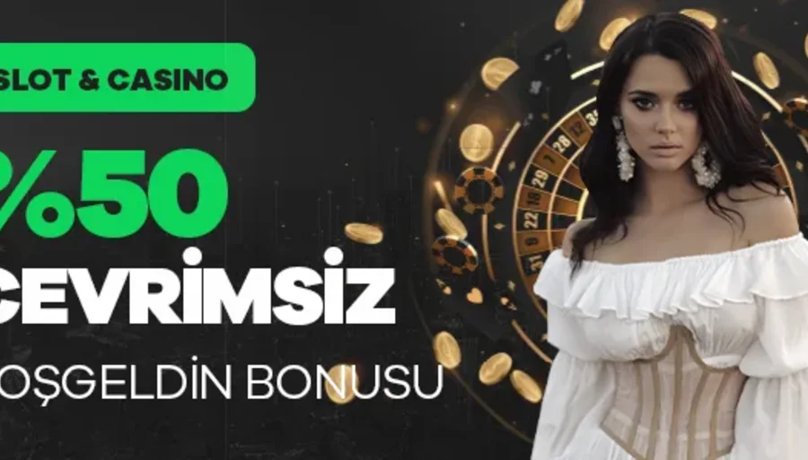 Modabet %50 Casino Çevrim Şartsız İlk Yatırım Bonusu