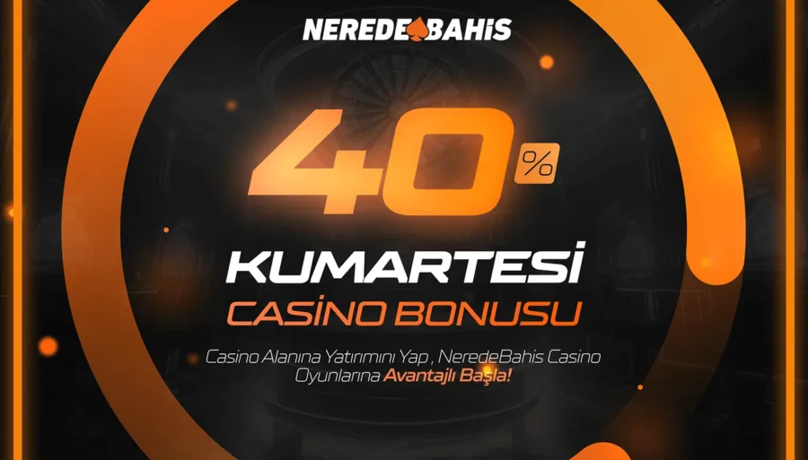%40 Kumartesi Bonusu Casino