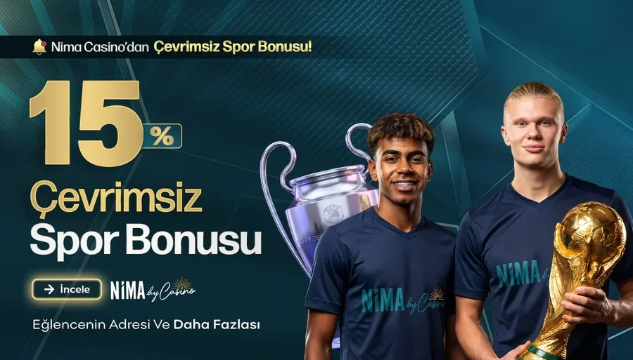 %15 ÇEVRİMSİZ SPOR YATIRIM BONUSU