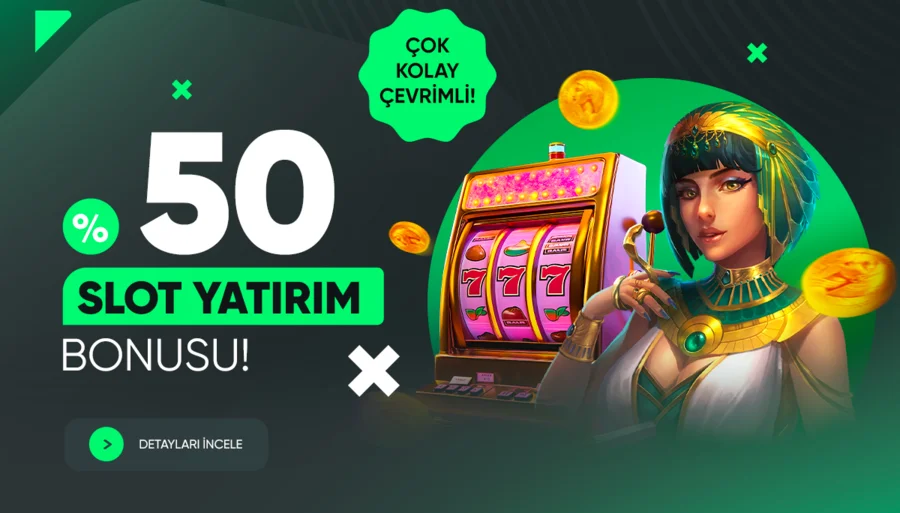 %50 Slot Yatırım Bonusu