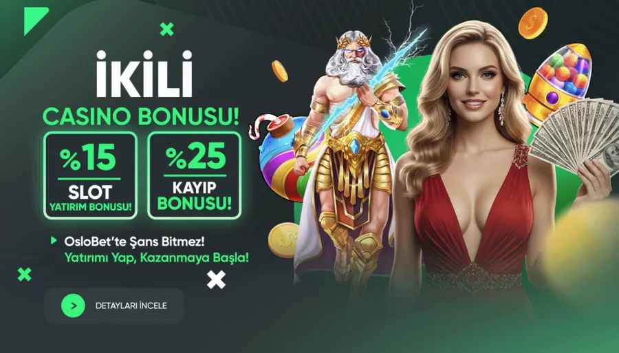 Oslobet İkili Casino Bonusu