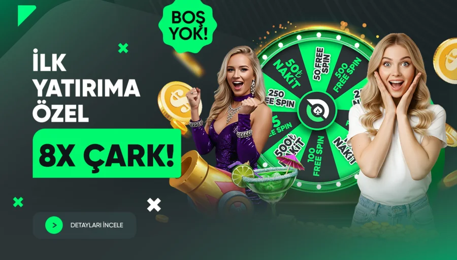 İlk Yatırıma Özel 8x Çark