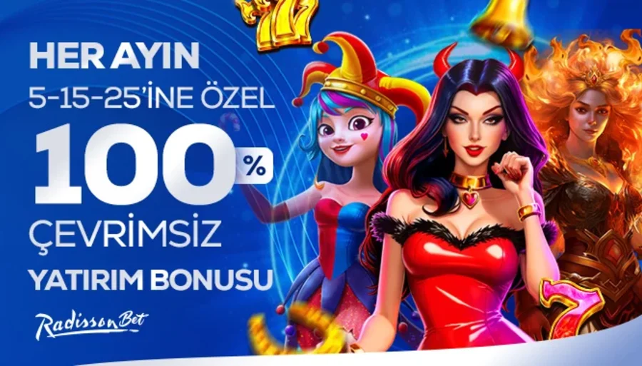 %100 Çevrimsiz Bonus (5-15-25)
