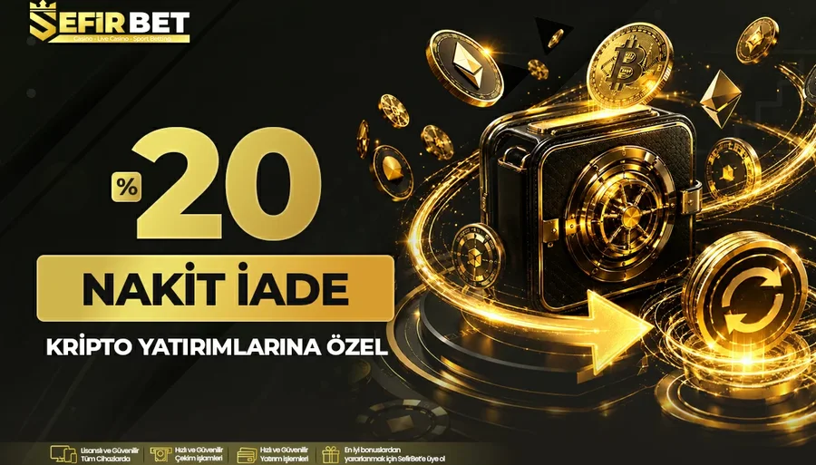 Kripto Yatırımlarına Özel %20 Nakit İade
