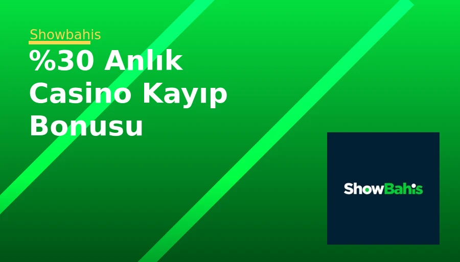%30 Anlık Casino Kayıp Bonusu
