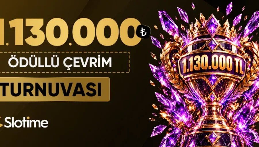 1.130.000₺ Ödüllü Slot Çevrim Turnuvası