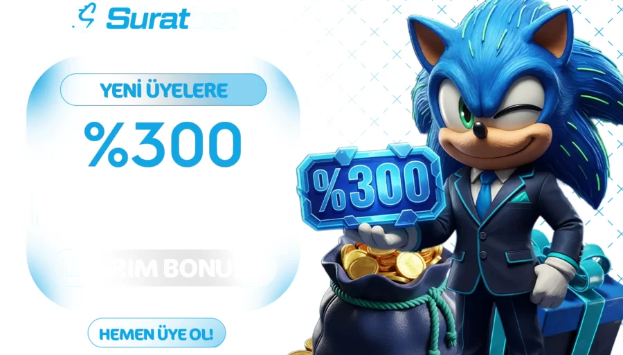 İLK 3 YATIRIMA %300 HOŞ GELDİN YATIRIM BONUSU