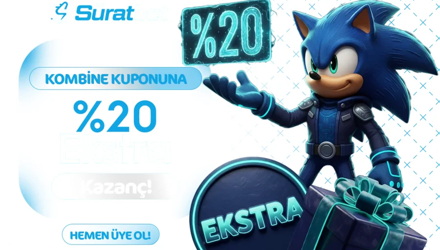 KOMBİNE KUPONUNA %20 EKSTRA KAZANÇ!