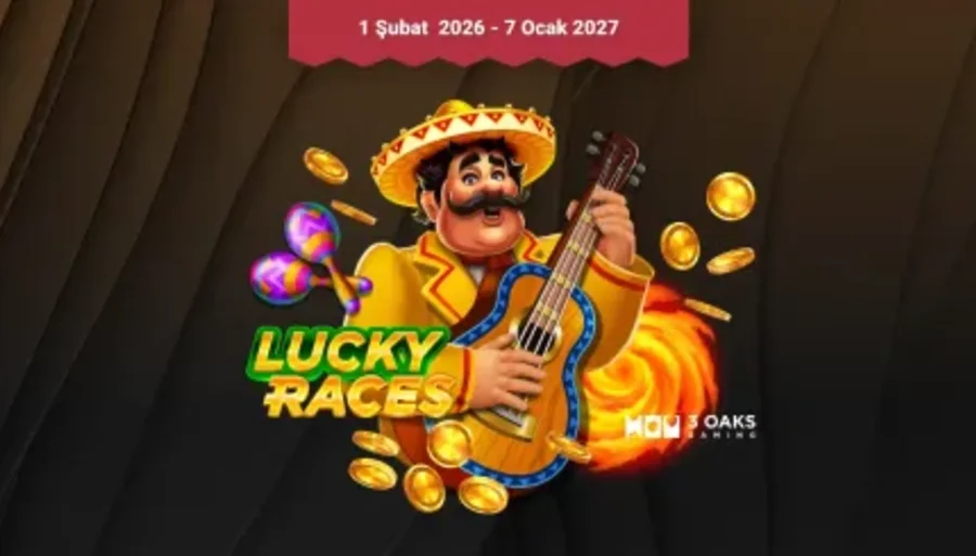 Lucky Races Turnuvası — Toplam Ödül: 2.500.000€