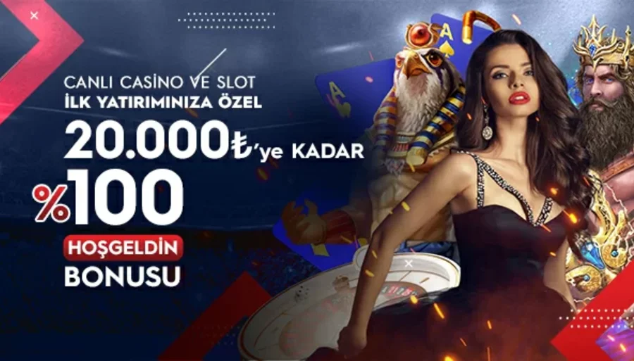 %100 Hoş Geldin Casino ve Slot Bonusu
