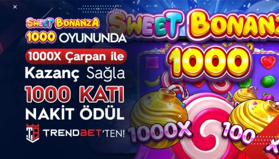 1000X Kazanç Sağla 1000X Nakit Trendbet’ten!