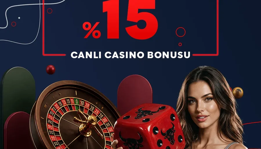 %15 Çevrimsiz Canlı Casino Yatırım Bonusu