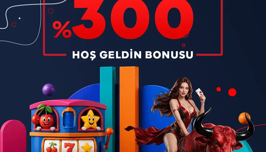 % 300 Hoş Geldin Casino Bonusu