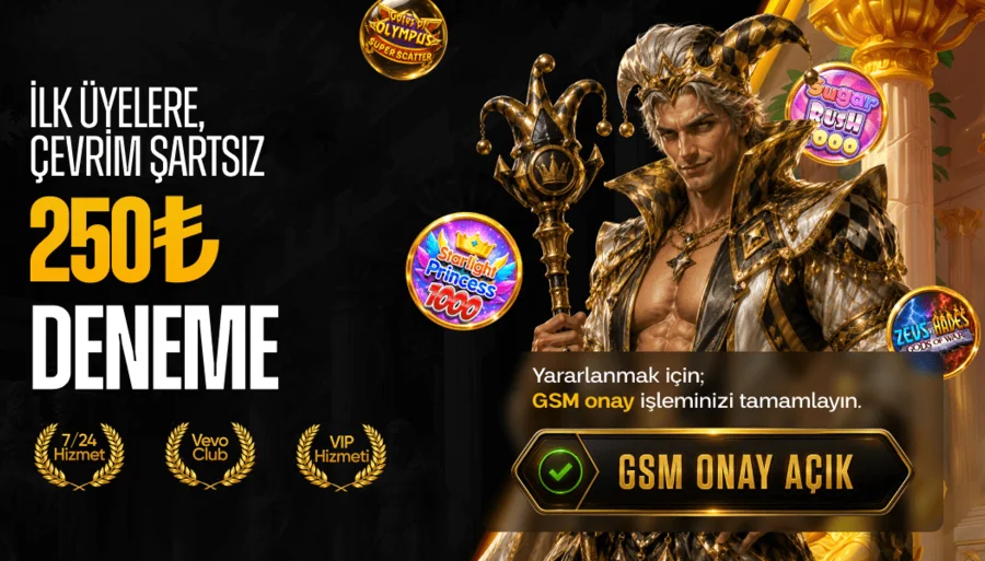 Vevobahis 250₺ Deneme Bonusu