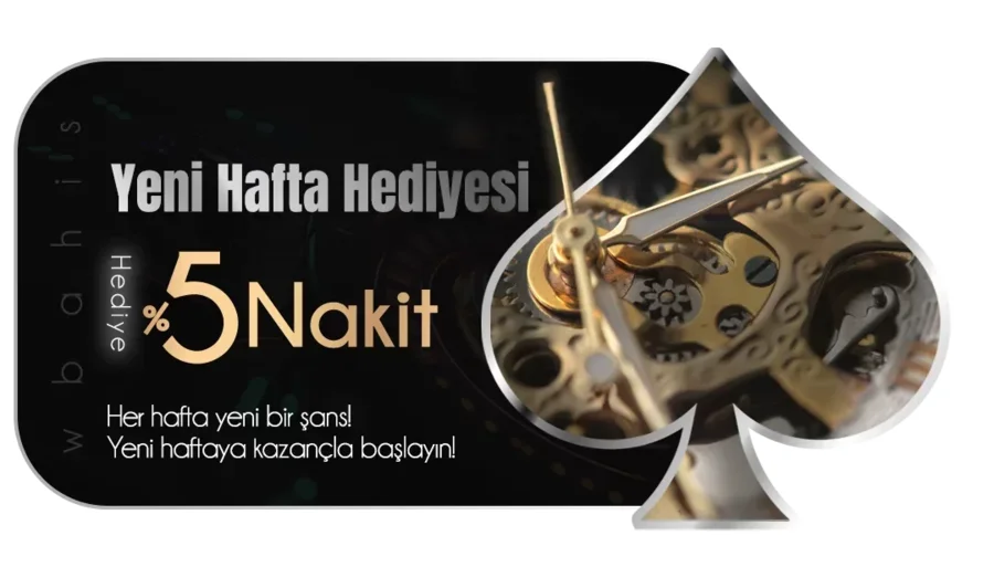 Wbahis %5 Haftalık Nakit İade!