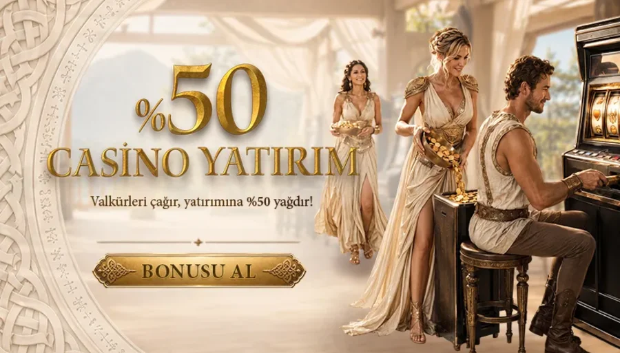 %50 Casino Yatırım Bonusu