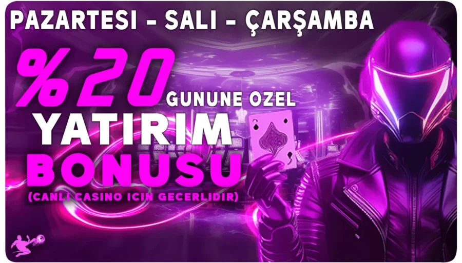 Yenibet Özel Gün Bonusu %20 CASİNO