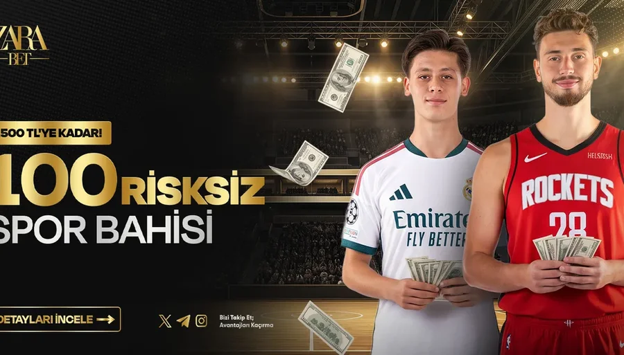 %100 RİSKSİZ SPOR BONUSU