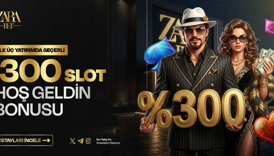 %300 SLOT HOŞ GELDİN BONUSU