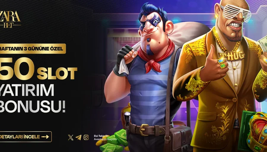 HAFTANIN 3 GÜNÜNE ÖZEL %50 SLOT YATIRIM BONUSU
