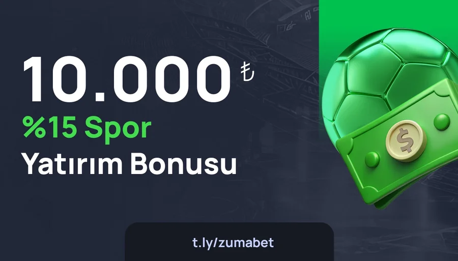 10.000 TL'ye kadar Günlük Spor Çevrimsiz Yatırım Bonusu