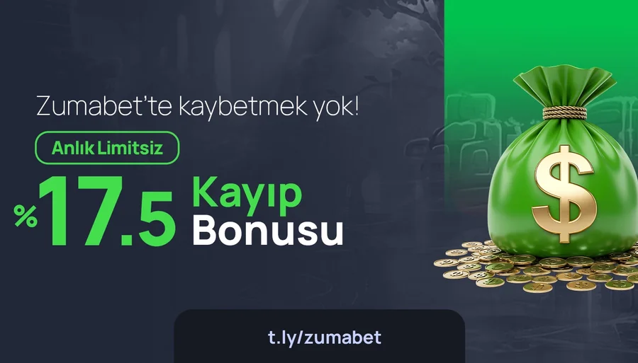%17.5 Anlık Limitsiz Kayıp Bonusu