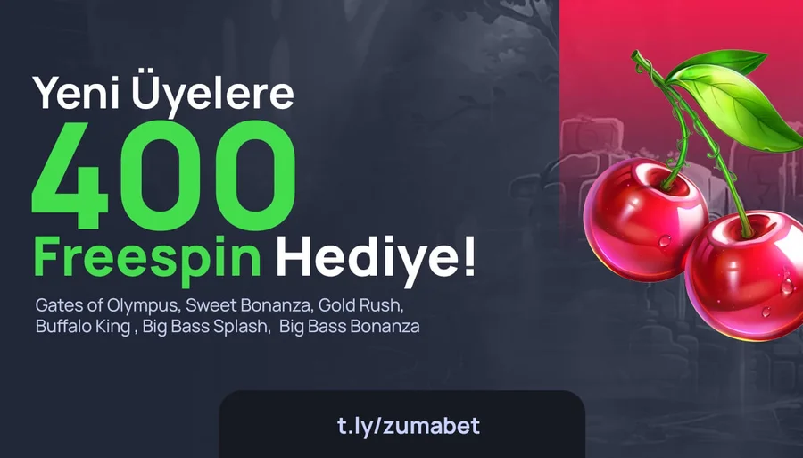Yeni Üyelere Hediye 400 Freespin!